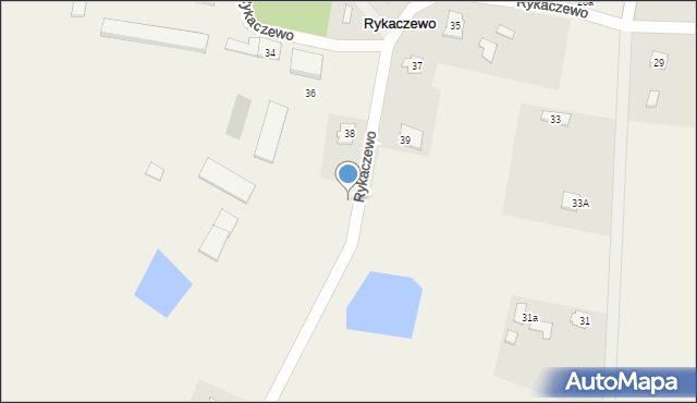 Rykaczewo, Rykaczewo, 38a, mapa Rykaczewo