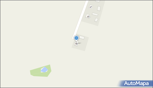 Rykaczewo, Rykaczewo, 50, mapa Rykaczewo