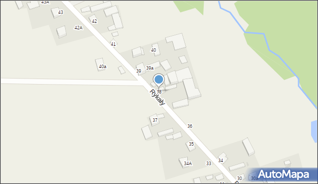 Rykały, Rykały, 38, mapa Rykały
