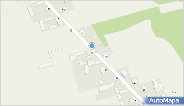 Rykały, Rykały, 51, mapa Rykały