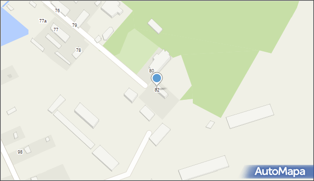 Rykały, Rykały, 82, mapa Rykały