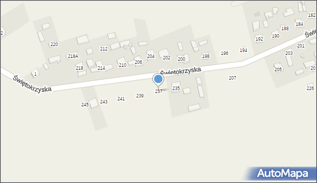 Rykoszyn, Rykoszyn, 237, mapa Rykoszyn