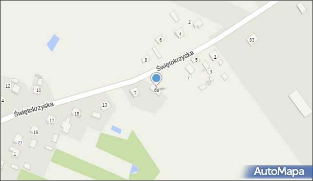 Rykoszyn, Rykoszyn, 6a, mapa Rykoszyn