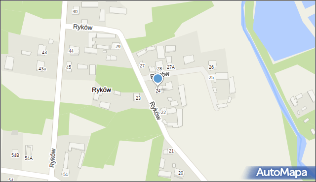 Ryków, Ryków, 24, mapa Ryków
