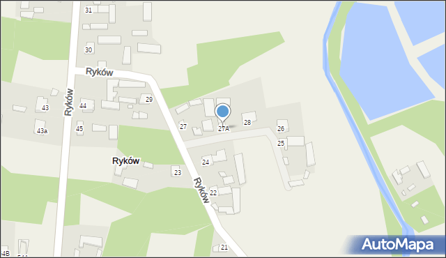 Ryków, Ryków, 27A, mapa Ryków