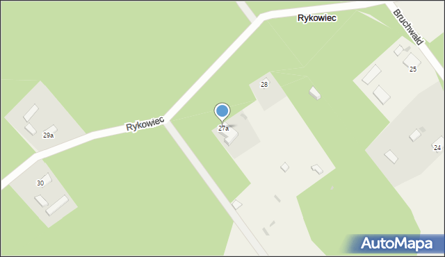 Rykowiec, Rykowiec, 27a, mapa Rykowiec