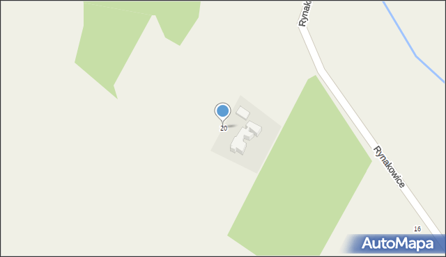 Rynakowice, Rynakowice, 20, mapa Rynakowice