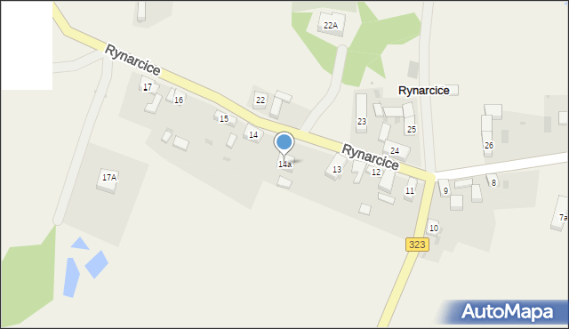 Rynarcice, Rynarcice, 14a, mapa Rynarcice