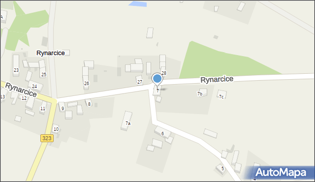 Rynarcice, Rynarcice, 7, mapa Rynarcice