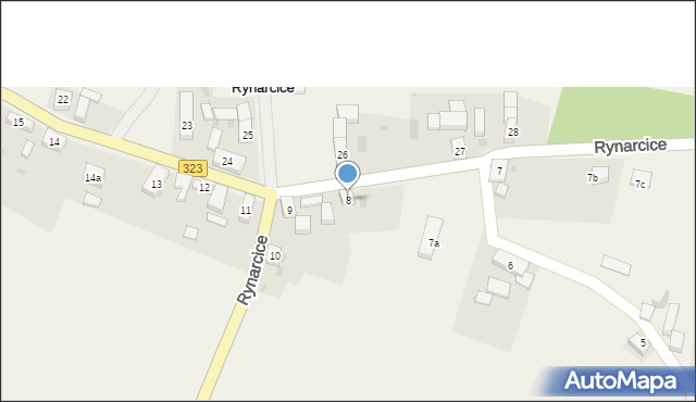 Rynarcice, Rynarcice, 8, mapa Rynarcice