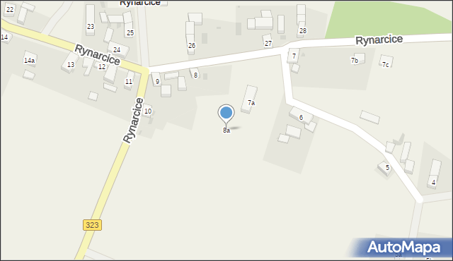 Rynarcice, Rynarcice, 8a, mapa Rynarcice