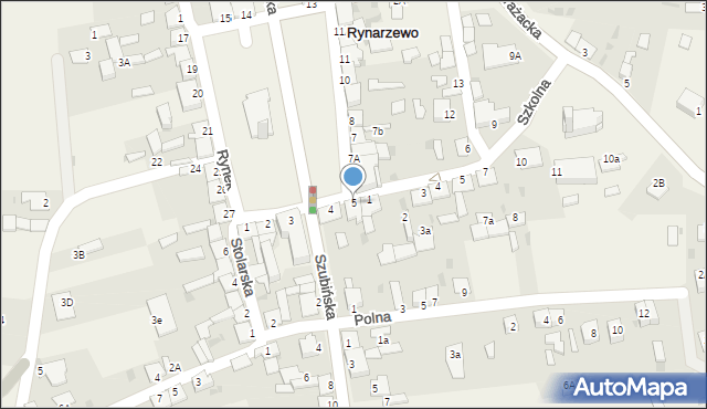 Rynarzewo, Rynek, 5, mapa Rynarzewo