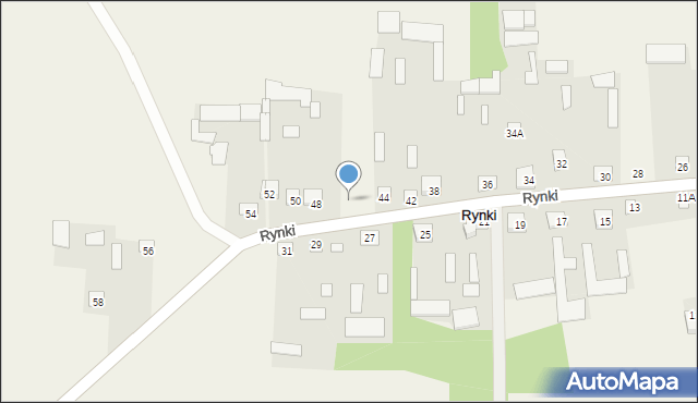 Rynki, Rynki, 46, mapa Rynki
