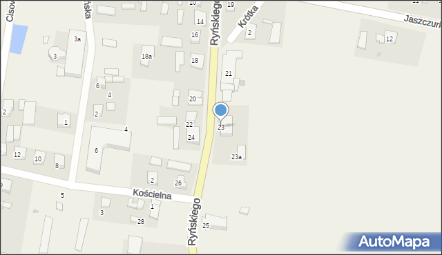 Ryńsk, Ryńskiego Mikołaja, 23, mapa Ryńsk