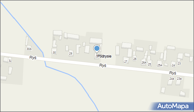 Ryś, Ryś, 28, mapa Ryś