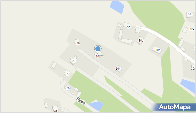 Rysie, Rysie, 16j, mapa Rysie