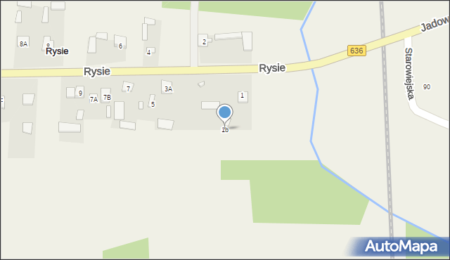 Rysie, Rysie, 1b, mapa Rysie