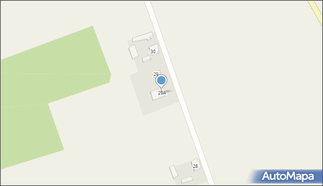 Rysiny, Rysiny, 29A, mapa Rysiny