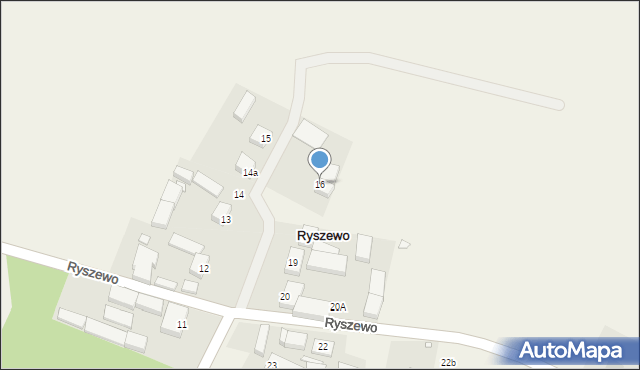 Ryszewo, Ryszewo, 16, mapa Ryszewo