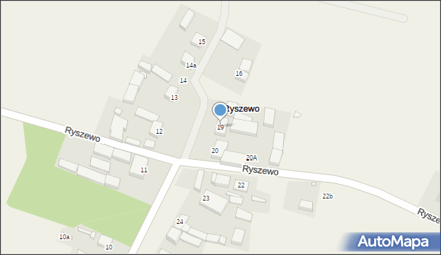 Ryszewo, Ryszewo, 19, mapa Ryszewo