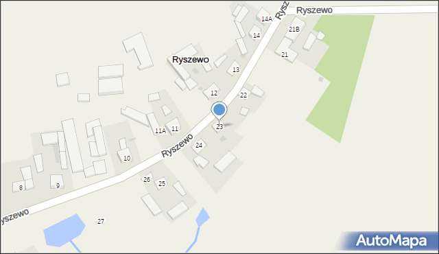 Ryszewo, Ryszewo, 23, mapa Ryszewo