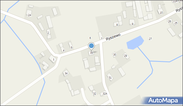 Ryszewo, Ryszewo, 33, mapa Ryszewo