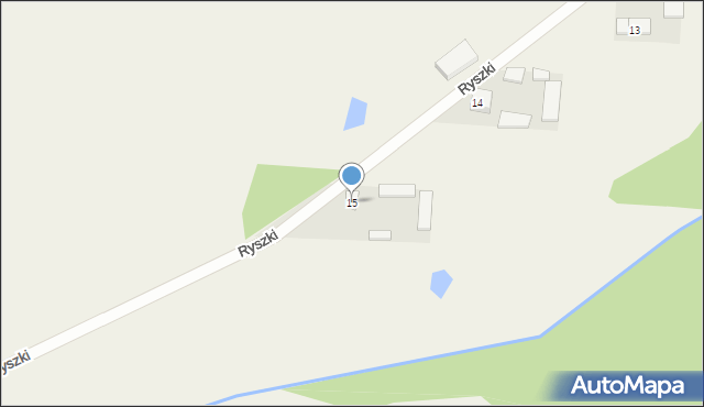 Ryszki, Ryszki, 15, mapa Ryszki