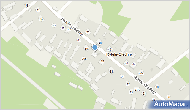 Rytele-Olechny, Rytele-Olechny, 37, mapa Rytele-Olechny