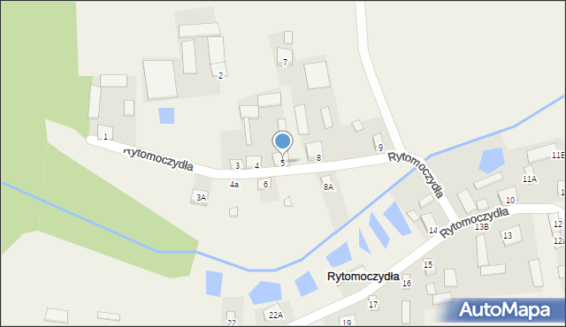 Rytomoczydła, Rytomoczydła, 5, mapa Rytomoczydła