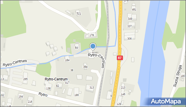 Rytro, Rytro, 23, mapa Rytro