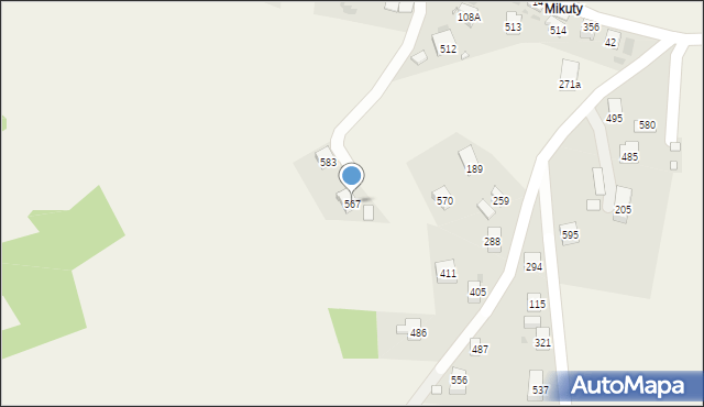 Rytro, Rytro, 567, mapa Rytro