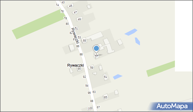 Rywaczki, Rywaczki, 57, mapa Rywaczki