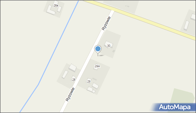 Ryzowie, Ryzowie, 30a, mapa Ryzowie