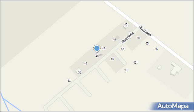 Ryzowie, Ryzowie, 48, mapa Ryzowie