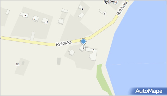Ryżówka, Ryżówka, 2, mapa Ryżówka