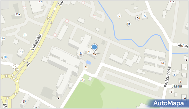 Rzeszów, Rycerska, 2e, mapa Rzeszów