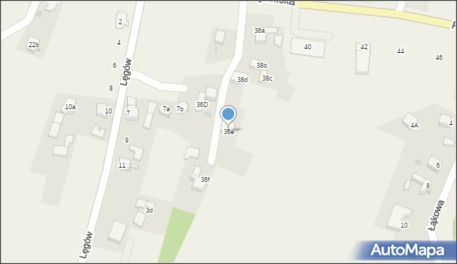 Rzuchów, Rybnicka, 36e, mapa Rzuchów