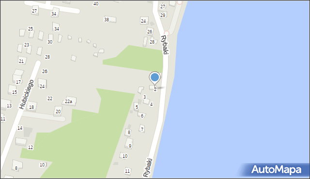 Serock, Rybaki, 2, mapa Serock