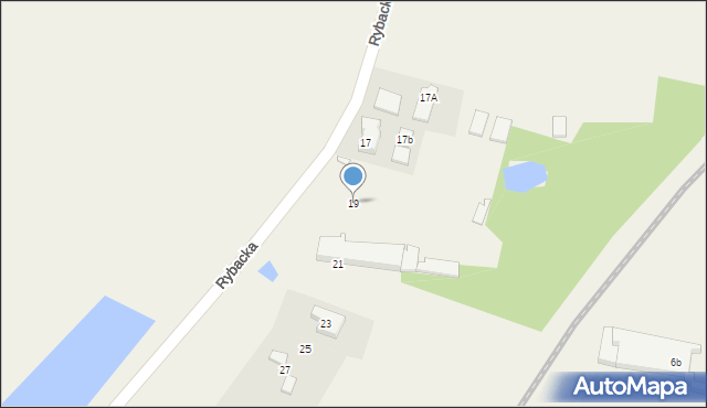 Siemianice, Rybacka, 19, mapa Siemianice