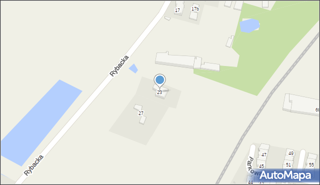 Siemianice, Rybacka, 23, mapa Siemianice