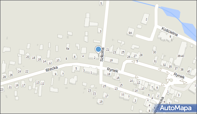 Sienno, Rynek, 20, mapa Sienno