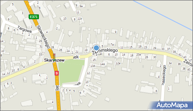 Skaryszew, Rynek, 16, mapa Skaryszew