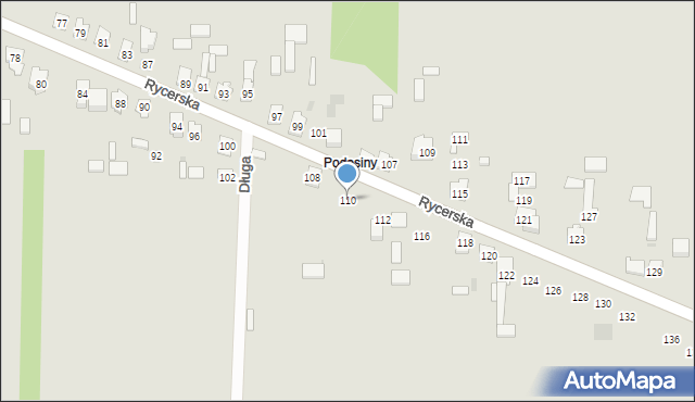 Skarżysko-Kamienna, Rycerska, 110, mapa Skarżysko-Kamienna