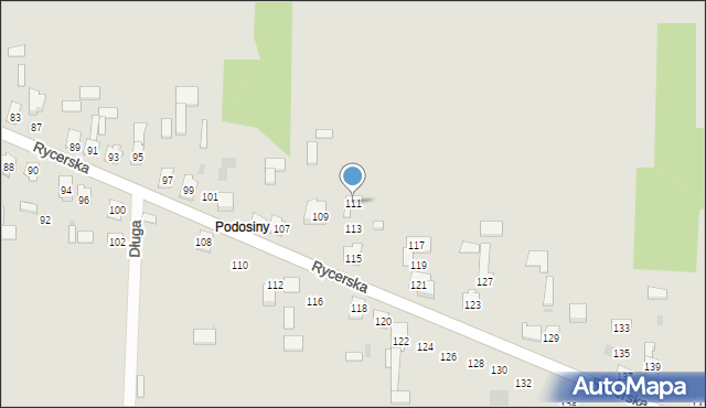 Skarżysko-Kamienna, Rycerska, 111, mapa Skarżysko-Kamienna