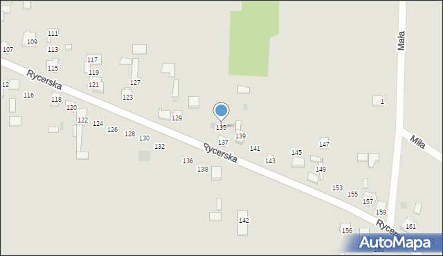 Skarżysko-Kamienna, Rycerska, 135, mapa Skarżysko-Kamienna