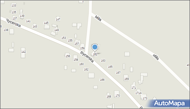 Skarżysko-Kamienna, Rycerska, 161, mapa Skarżysko-Kamienna