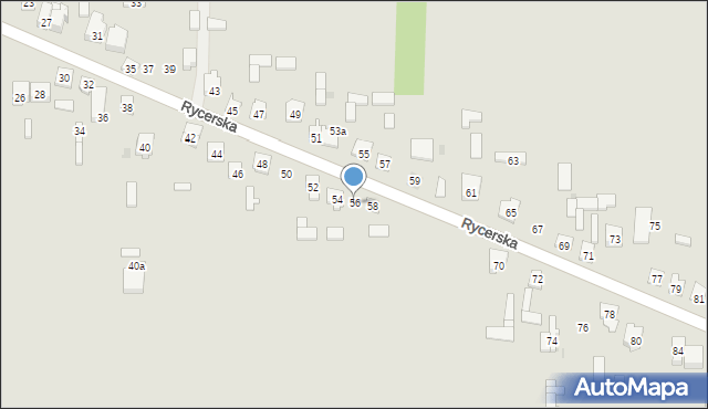 Skarżysko-Kamienna, Rycerska, 56, mapa Skarżysko-Kamienna