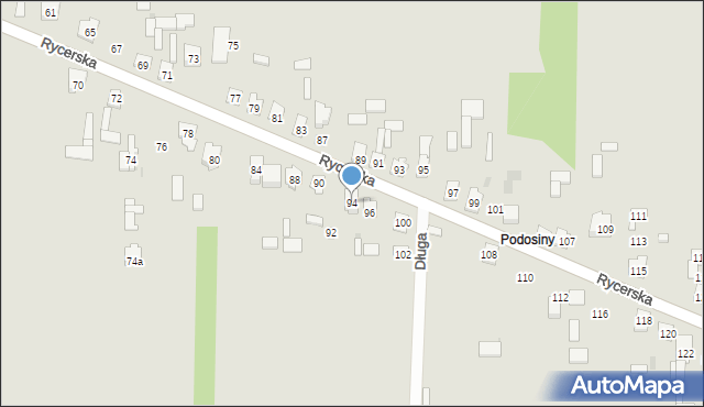 Skarżysko-Kamienna, Rycerska, 94, mapa Skarżysko-Kamienna