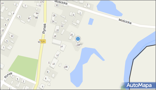 Sławatycze, Rynek, 14A, mapa Sławatycze
