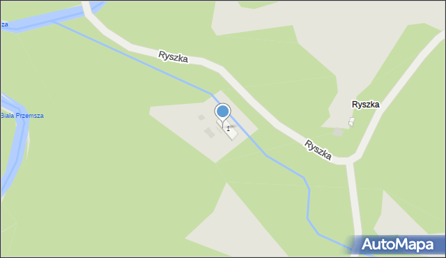 Sławków, Ryszka, 2, mapa Sławków